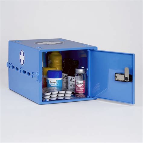 large metal medicine key locking boxes|lockable medicine box with combination.